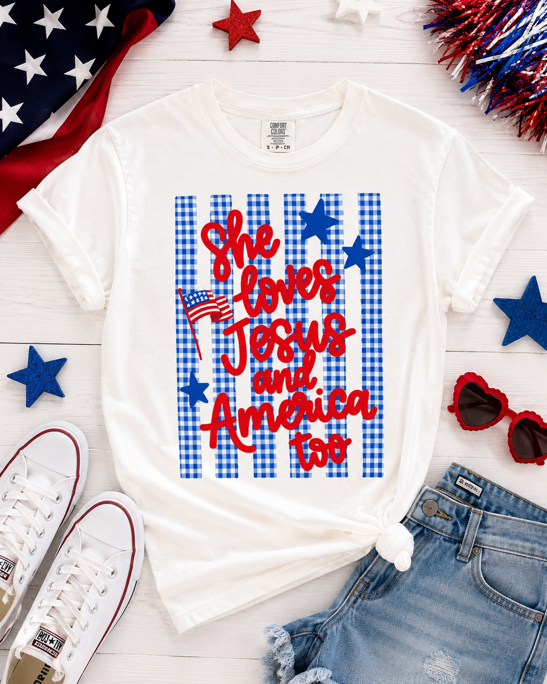 She loves Jesus and America too